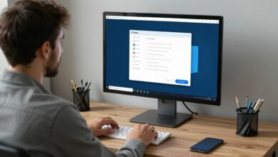 Celular sendo organizado e otimizado por uma ferramenta de inteligência artificial, com arquivos agrupados, espaço liberado e desempenho aprimorado